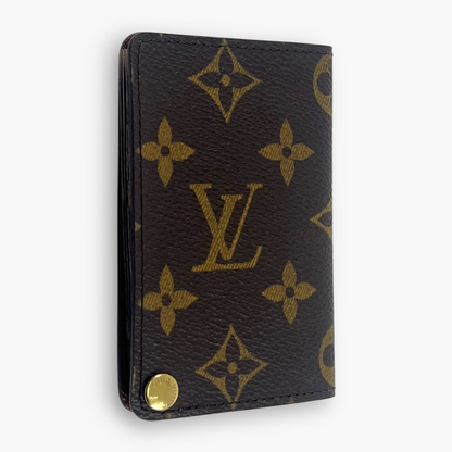 Louis Vuitton Monogram Card Case Wallet Bifold Made in France