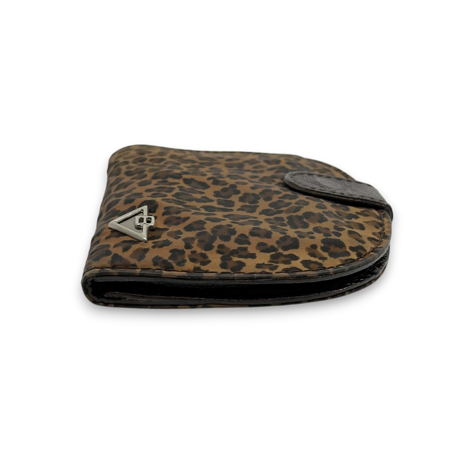 Bottega Veneta Leopard Print Wallet in Brown