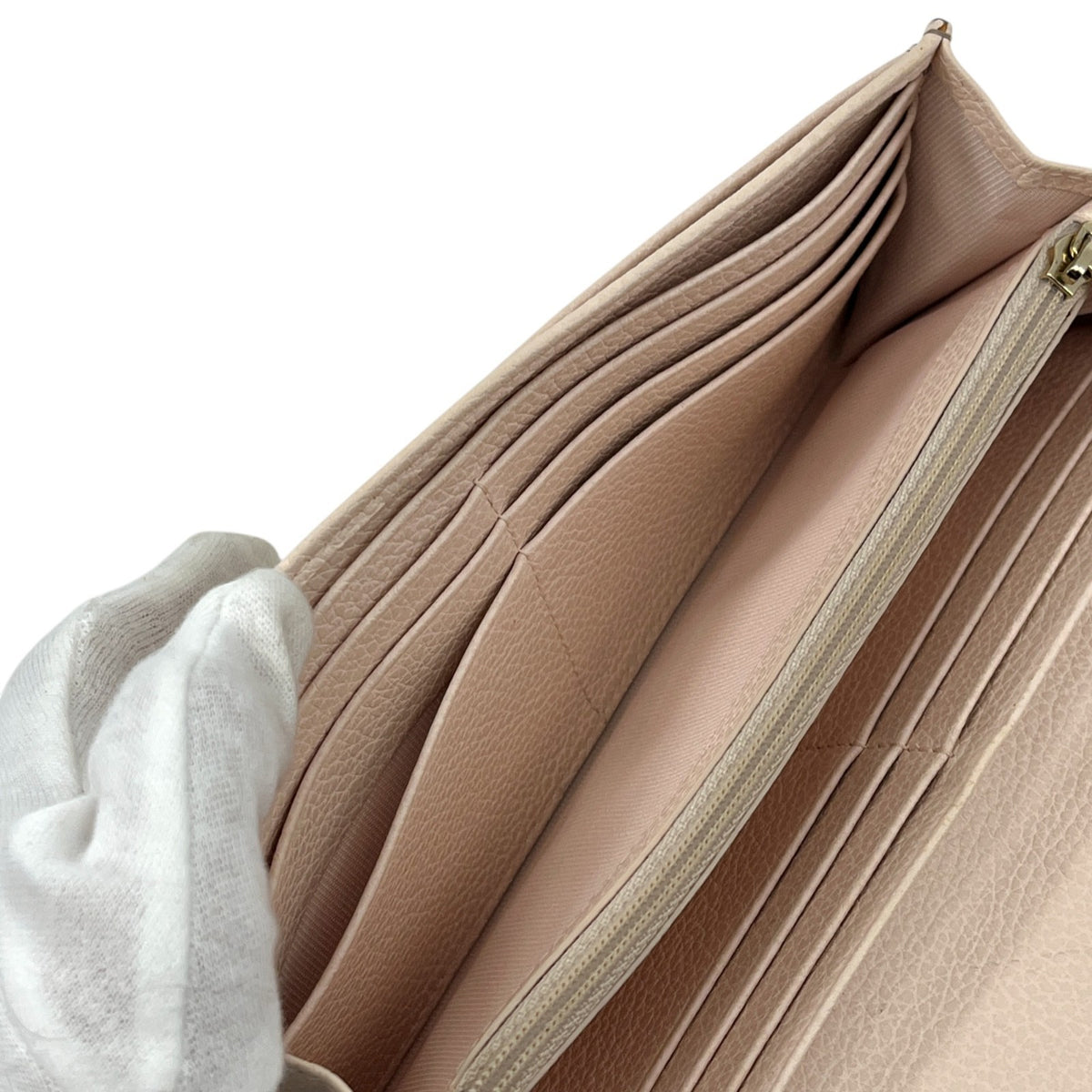 Furla Ritzy Light Pink Leather Continental Wallet Flap Long Purse