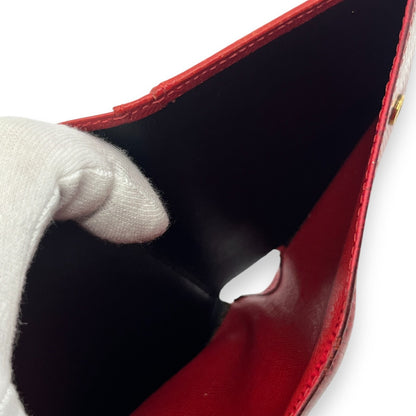 Louis Vuitton Epi Porto Monet Billet Viennois Compact Wallet in Red