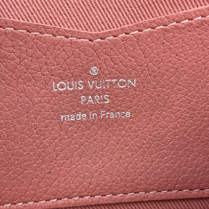 Louis Vuitton Portefeuille Lockme II Long Wallet Pink Beige Leather