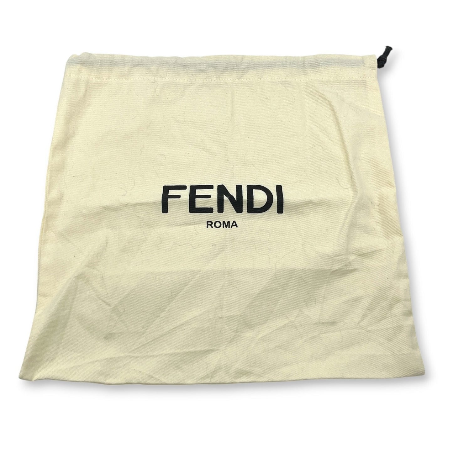 Fendi Strap You Mini Short Fur Bag Strap Black w/ Dust Bag