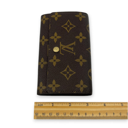 Louis Vuitton Monogram Porte Monnaie Zip Bifold Wallet M61735