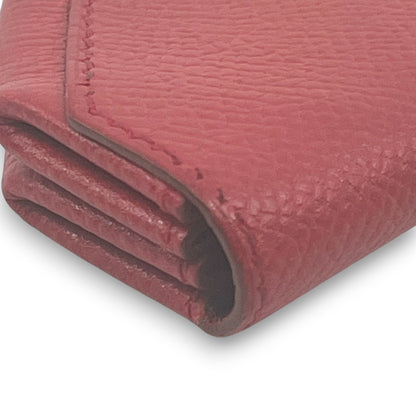 Hermes Le 24 Coin Purse in Red Epsom Leather with Gold Tone Hardware