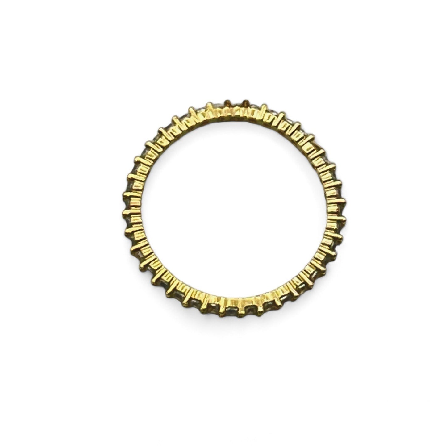 Swarovski Rhinestone Ring Thin Size 5.5 w/Box