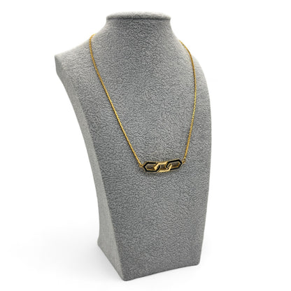 Givenchy GG Logo Pendant Necklace in Gold-Tone