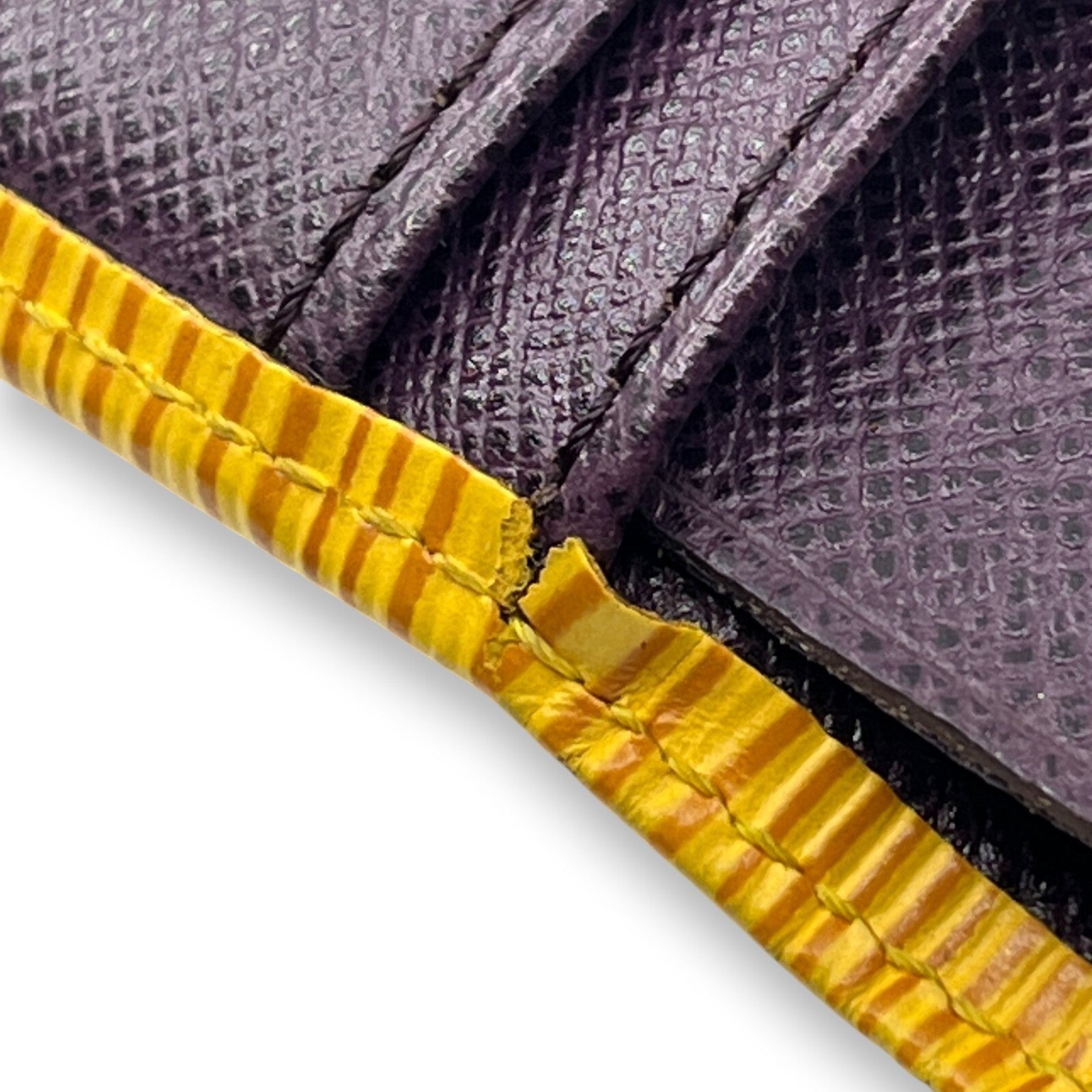 Louis Vuitton Epi Porto Monet Billet Viennois Compact Wallet in Yellow