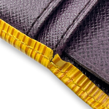 Louis Vuitton Epi Porto Monet Billet Viennois Compact Wallet in Yellow