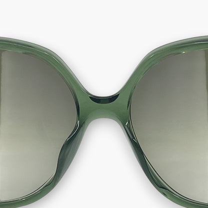 Emilio Pucci Light Gray Sunglasses EP671S Gradient Lenses w/ Case & Box