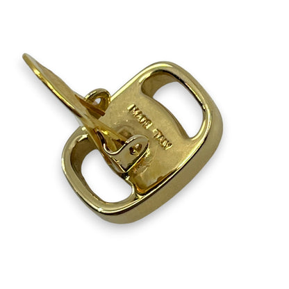 Salvatore Ferragamo Earrings and Ballet Flats Brooch Set w/ Box Dust Bag