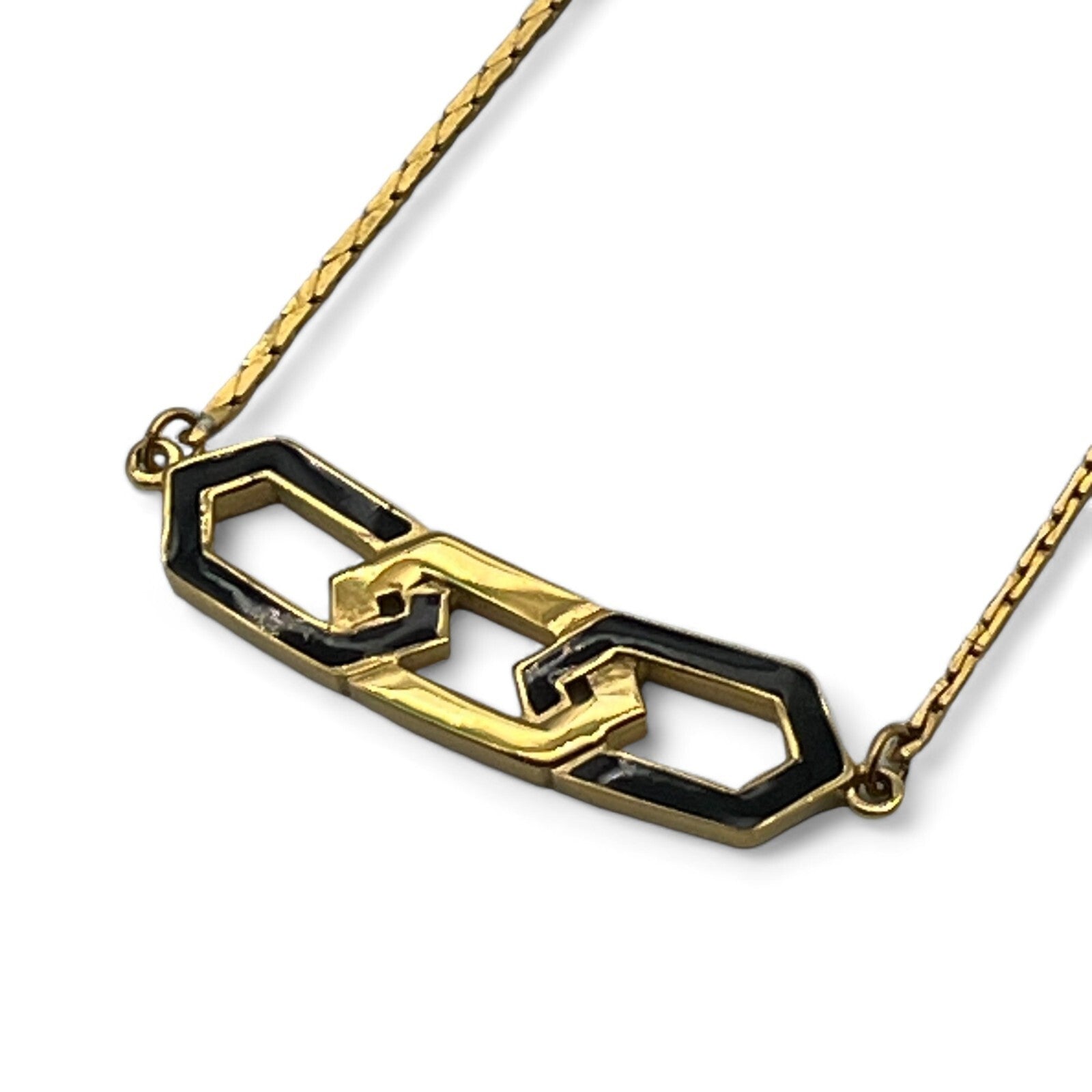 Givenchy GG Logo Pendant Necklace in Gold-Tone