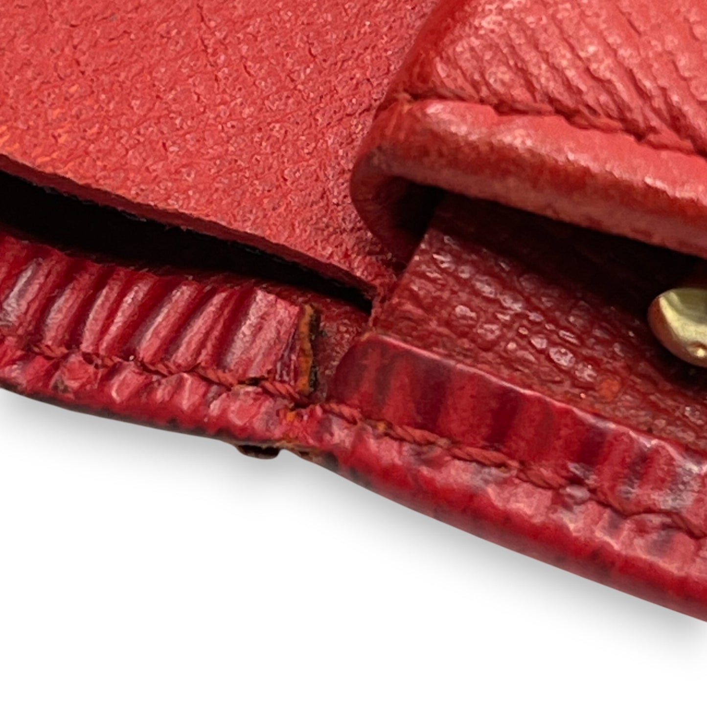 Louis Vuitton Epi Porto Monet Billet Viennois Compact Wallet in Red