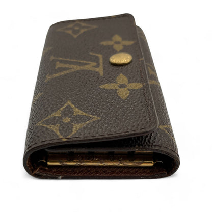 Louis Vuitton Monogram Minlan Multicles 4 Hooks Key Case Brown