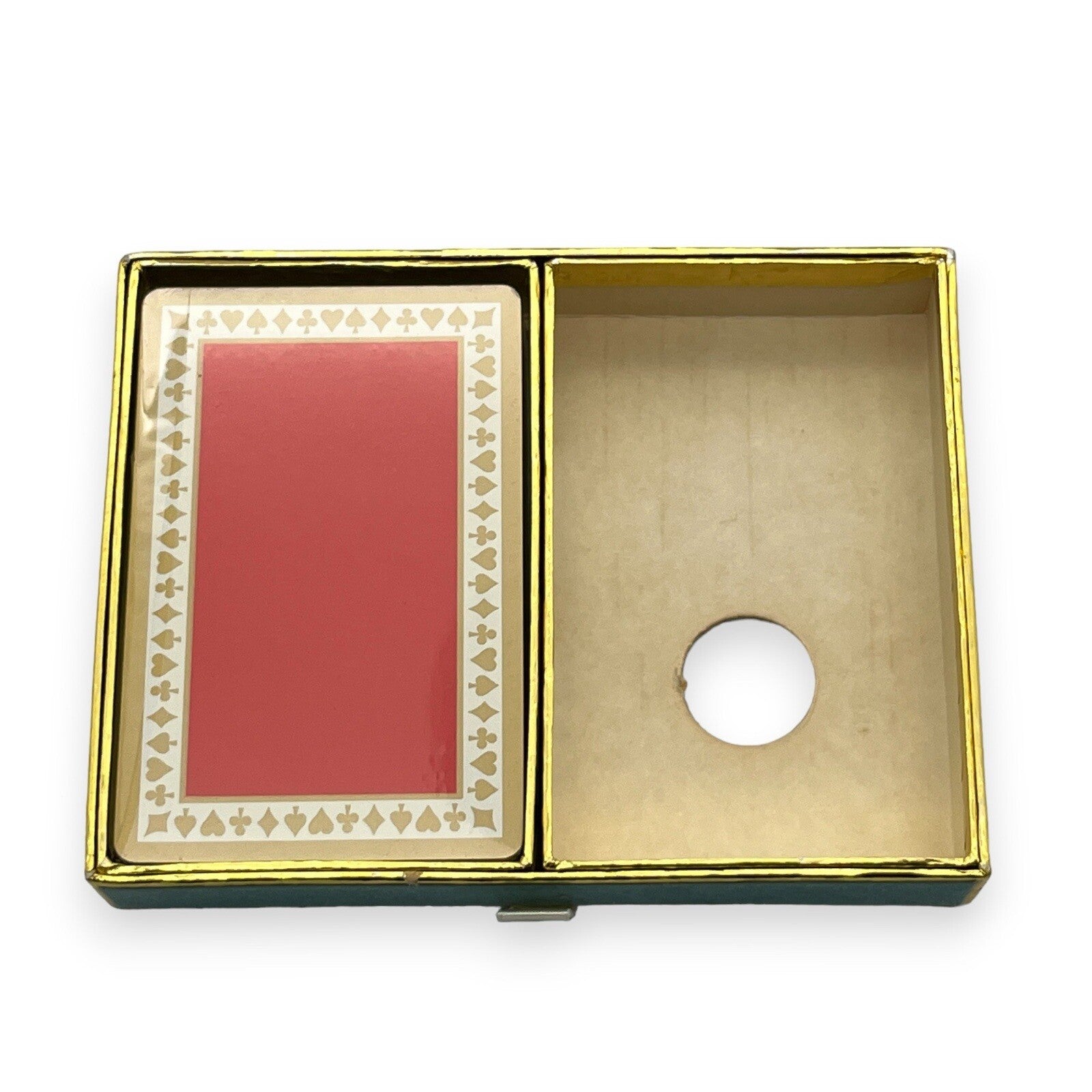 Tiffany & Co. Double Deck Playing Cards In Velvet Box Blue and Red