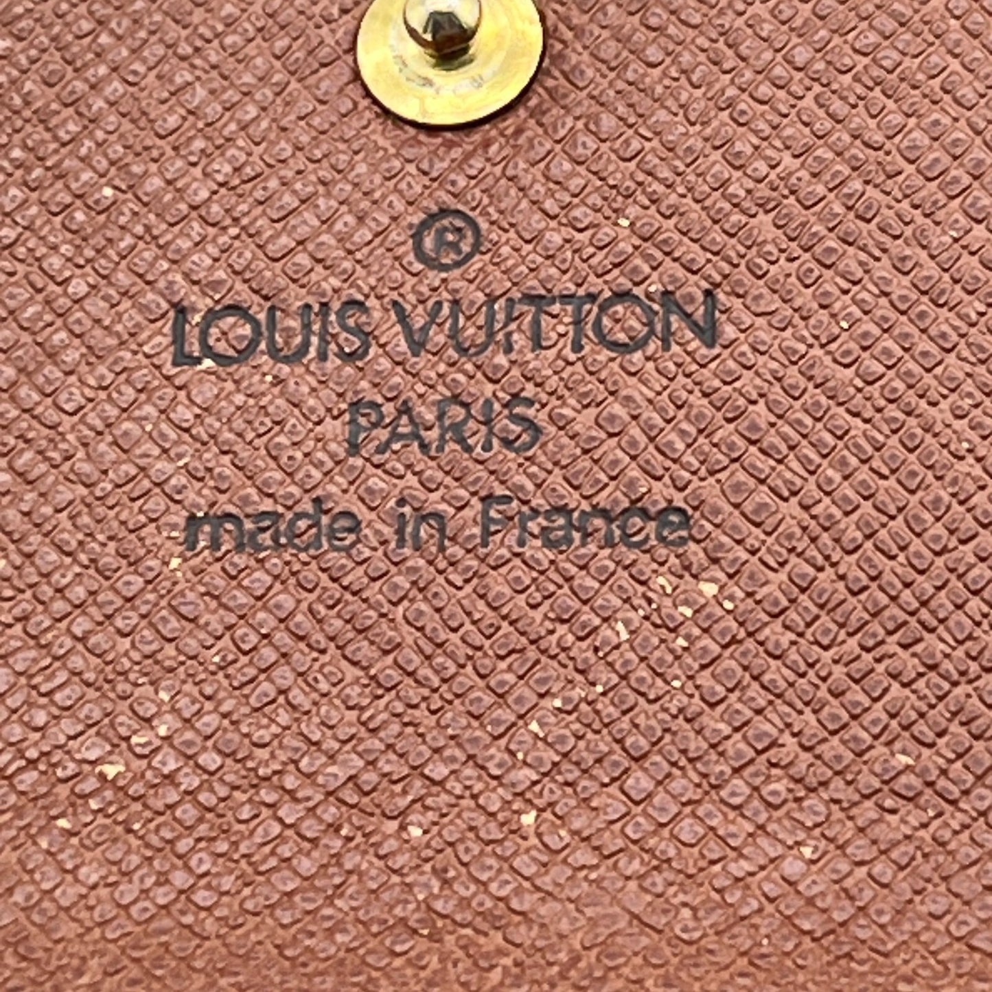 Louis Vuitton Monogram Minlan Multicles 4 Hooks Key Case Brown