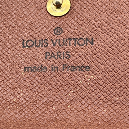 Louis Vuitton Monogram Minlan Multicles 4 Hooks Key Case Brown