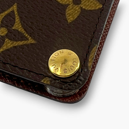 Louis Vuitton Monogram Card Case Wallet Bifold Made in France