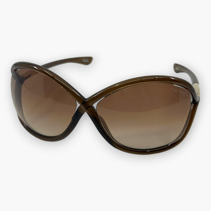 TOM FORD Brown Sunglasses FT0009/S Gradient Lenses w/ Case & Box