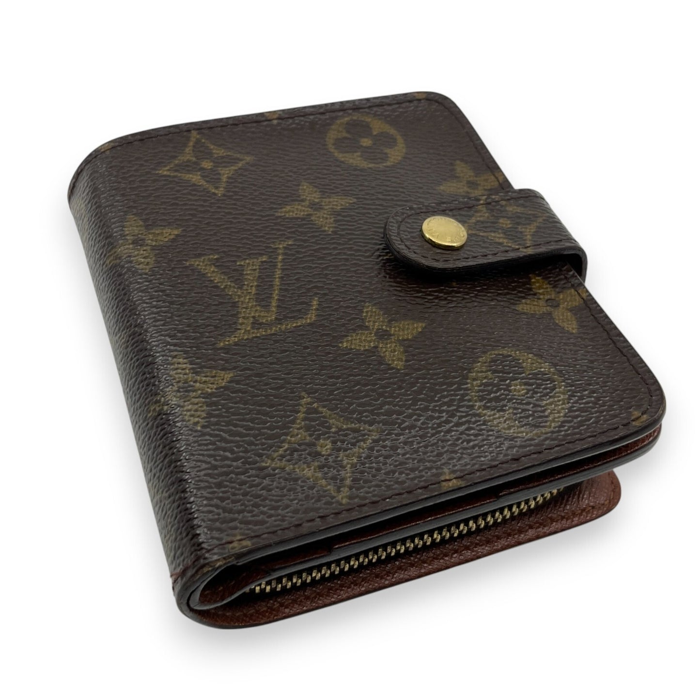Louis Vuitton Monogram Compact Zip Bifold Wallet