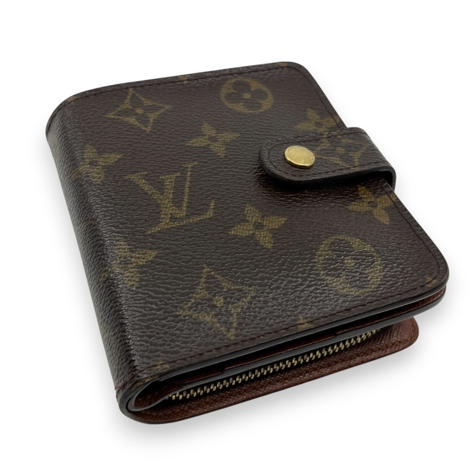 Louis Vuitton Monogram Compact Zip Bifold Wallet