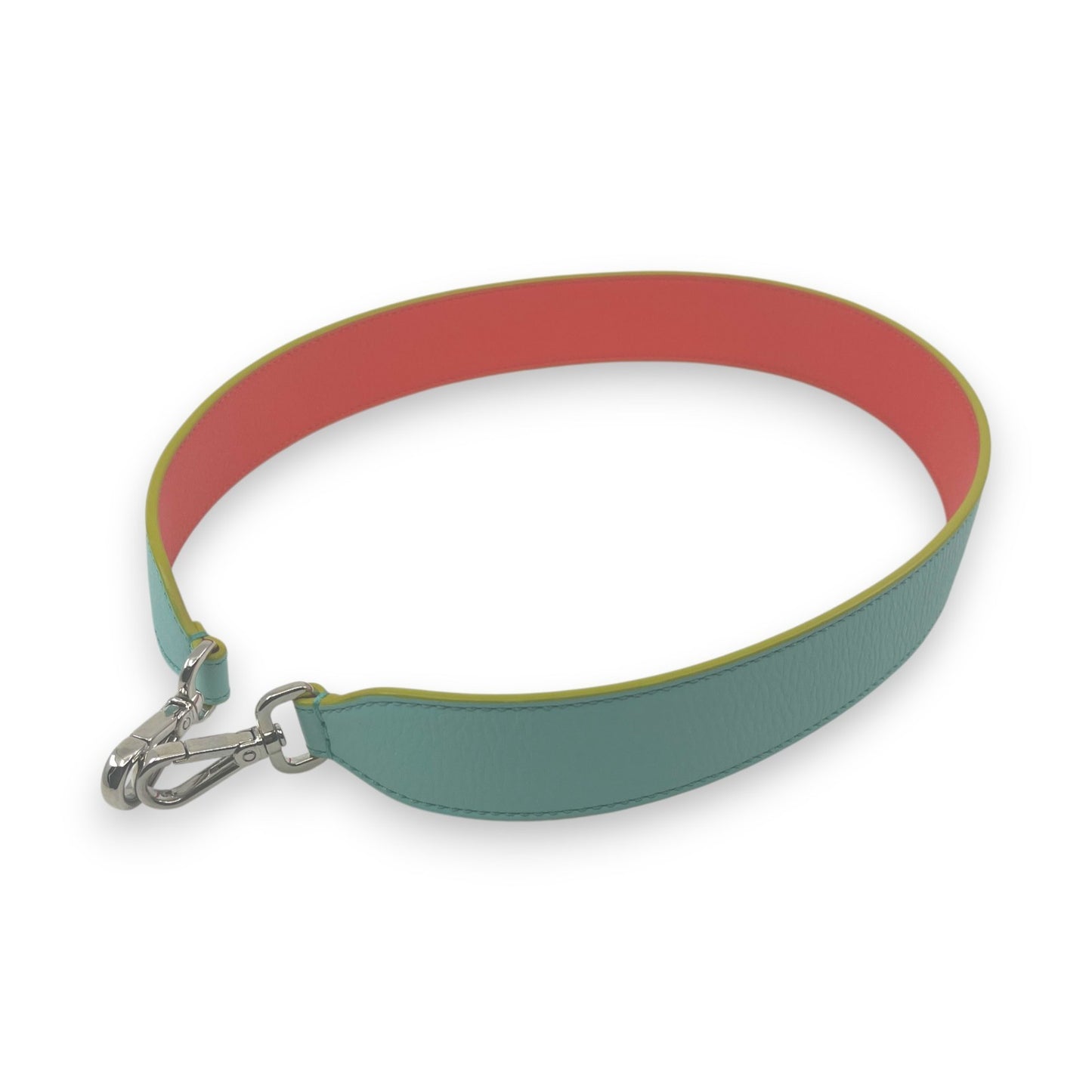 Fendi Strap You Leather Bag Strap in Light Blue w/ Dust Bag