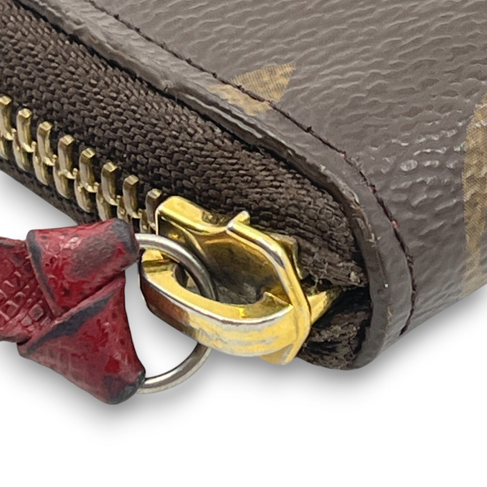 Louis Vuitton Monogram Portefeuille Clemence Zip-Around Wallet