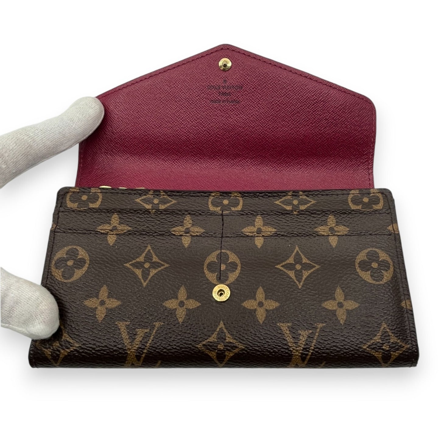 Louis Vuitton Monogram Portefeuille Sarah Long Wallet M62234
