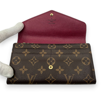 Louis Vuitton Monogram Portefeuille Sarah Long Wallet M62234