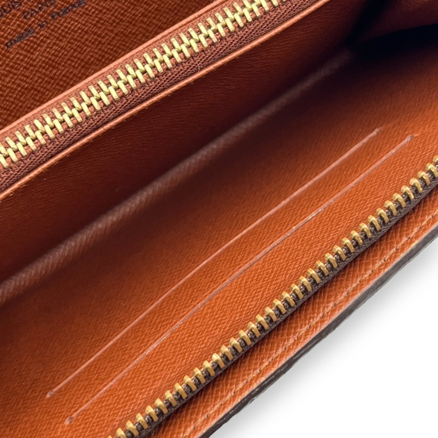 Louis Vuitton Monogram Porte Monnaie Zip Long Wallet