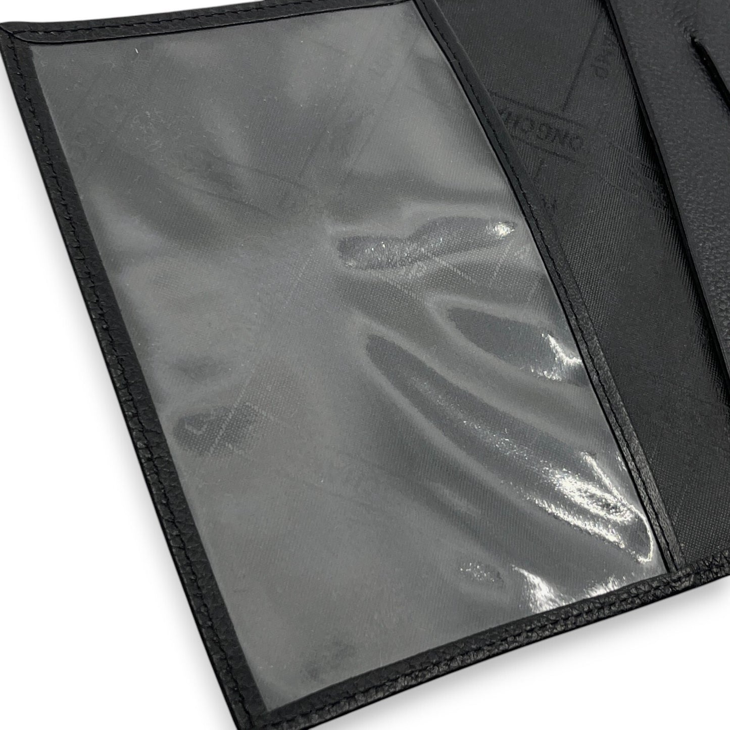 Longchamp Leather Card Holder Black with Box