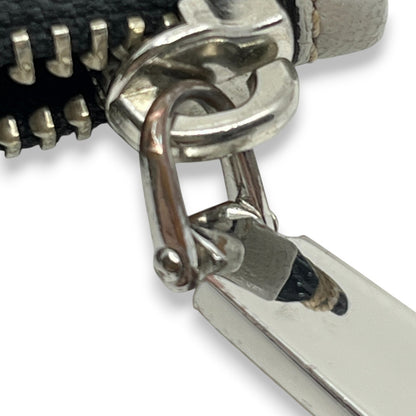 Marc Jacobes Leather Top Zip Coin Purse and Card Case in Gray