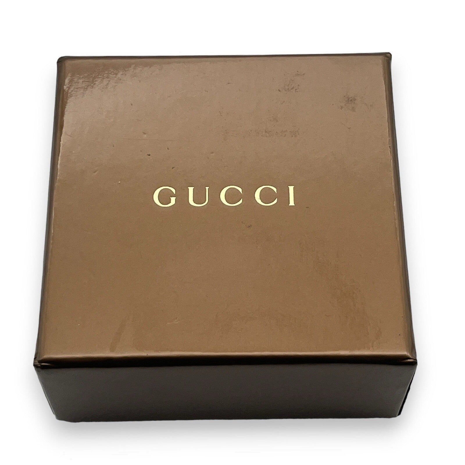 Gucci G Logo Ring Silver 925 Size 5 w/Box & Storage Bag