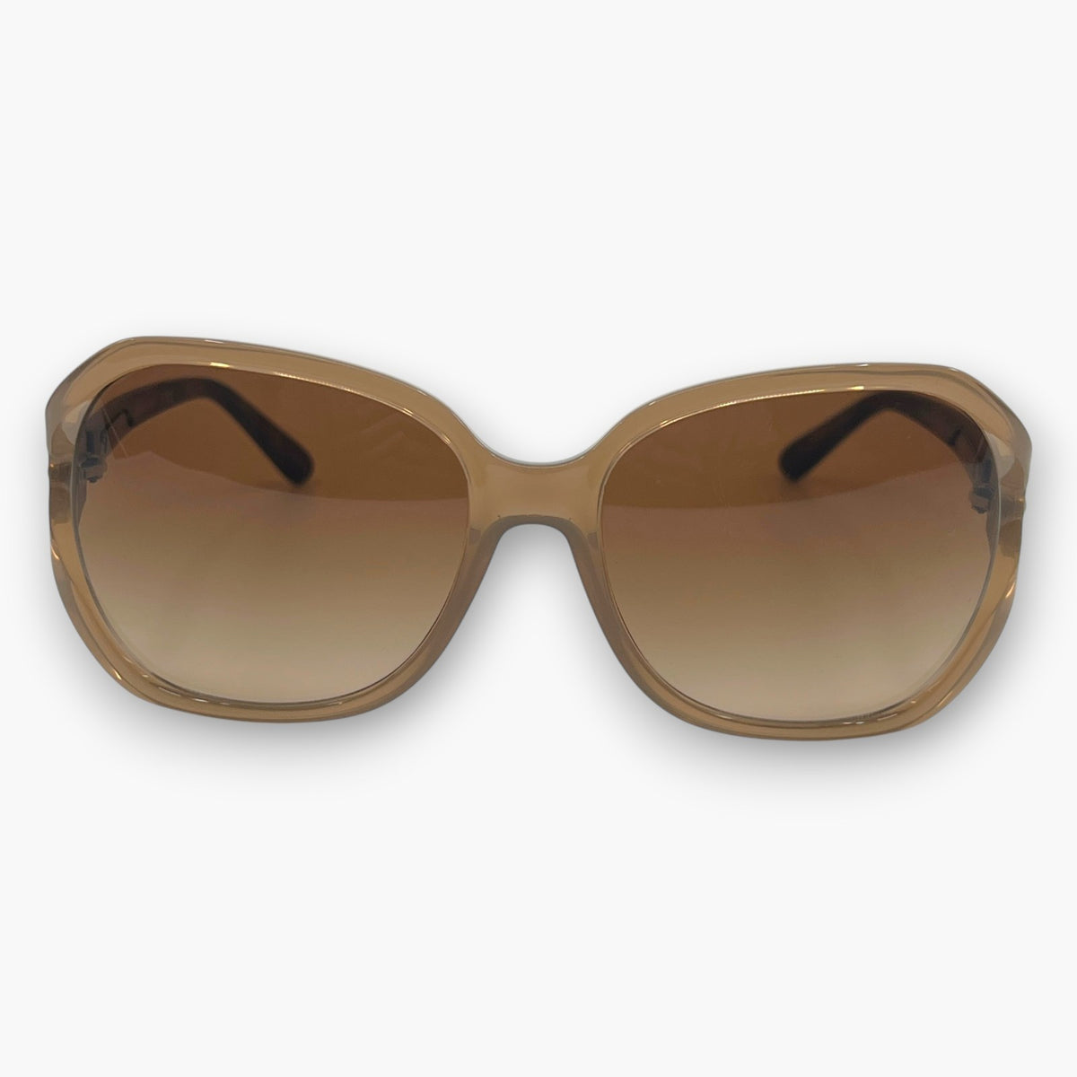 Coach Sunglasses Milky Light Brown Floral Temple Case HC8233 L1033 526574