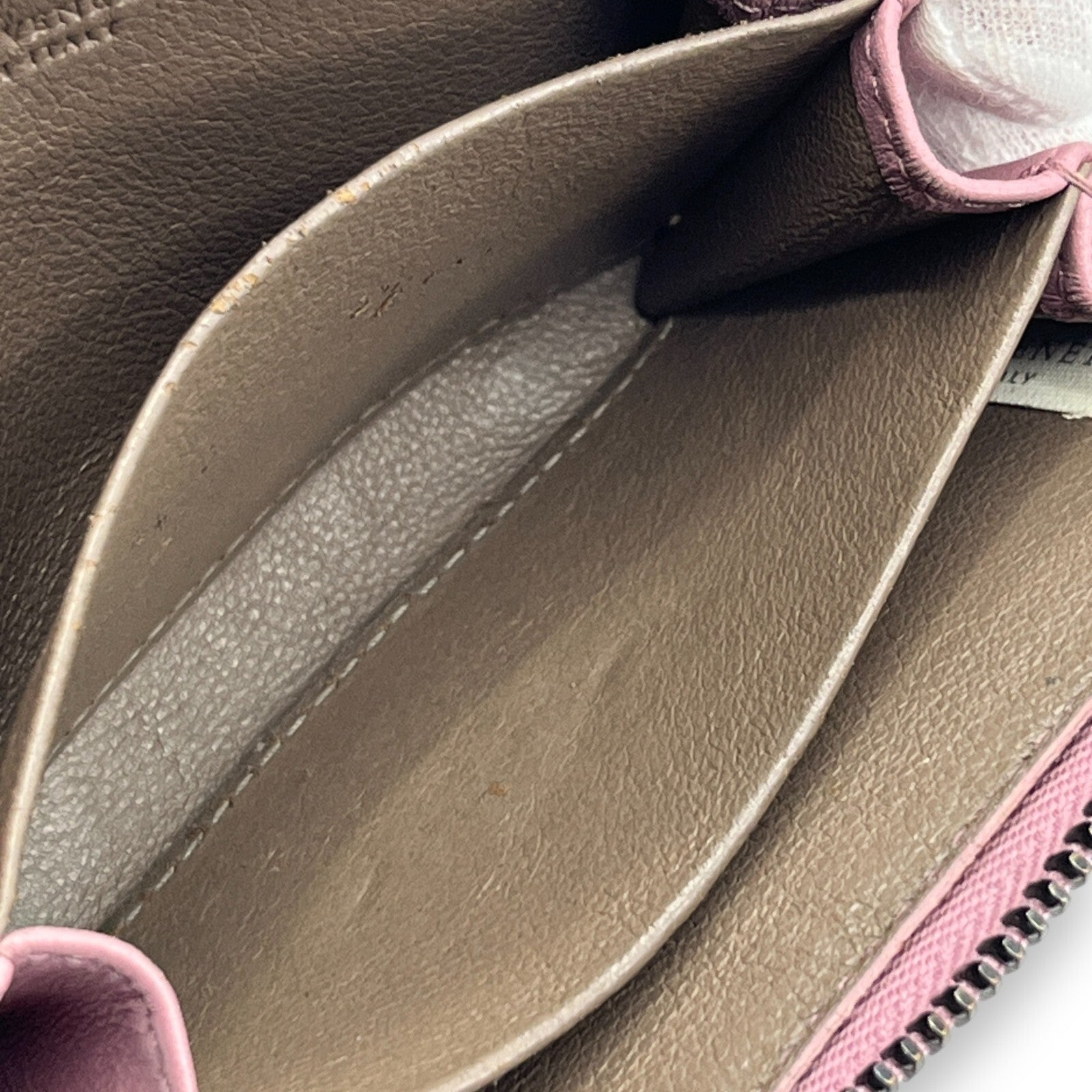 Bottega Veneta Intrecciato Leather Compact Zip-Around Wallet Pink