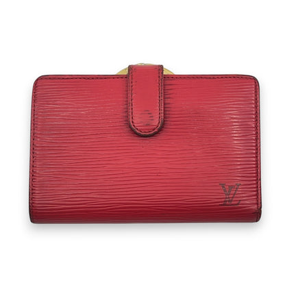 Louis Vuitton Epi Porto Monet Billet Viennois Compact Wallet in Red