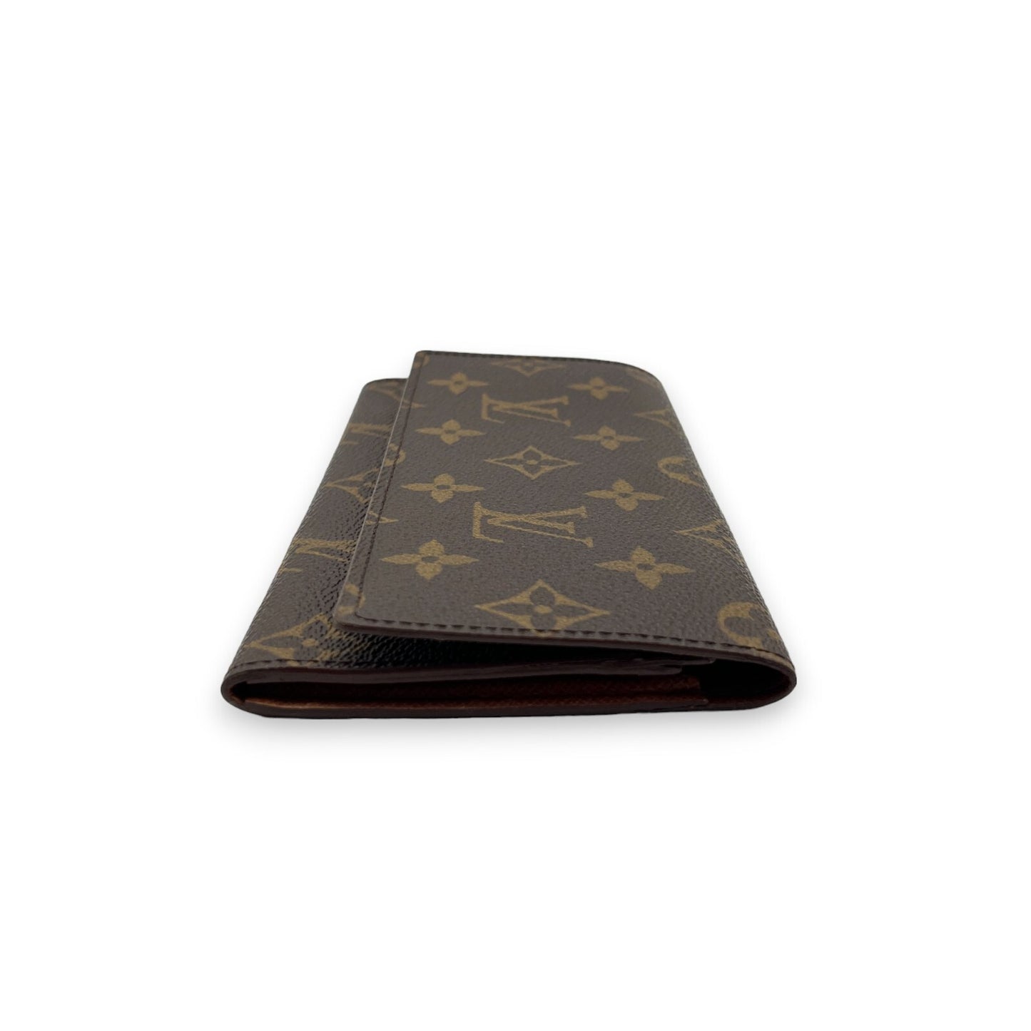 Louis Vuitton Portefeuille 3 Cult Credit M61818 Monogram Long Leather Wallet