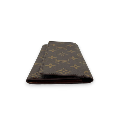 Louis Vuitton Portefeuille 3 Cult Credit M61818 Monogram Long Leather Wallet