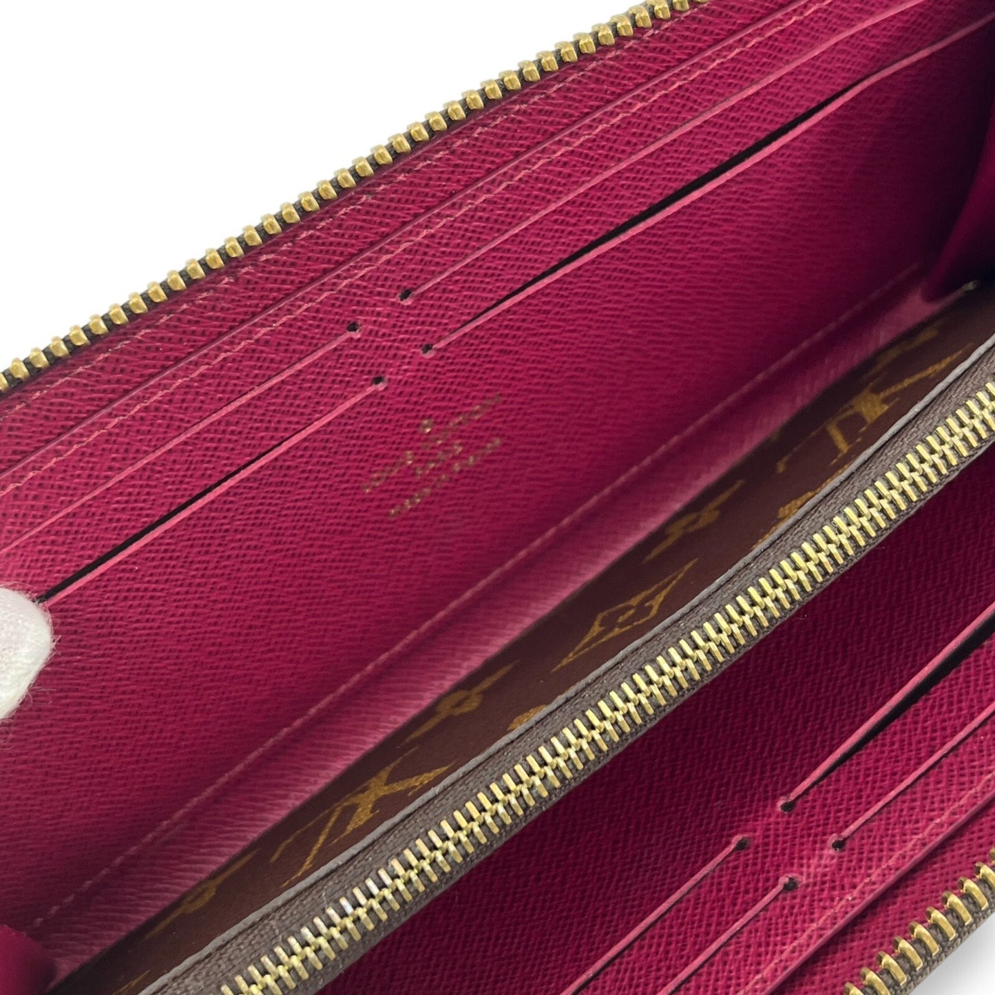 Louis Vuitton Monogram Portefeuille Clemence Zip-Around Wallet