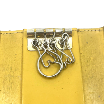 Nina Rich Leather Shoulder Bag Brown Key Case Necklace 3 Set