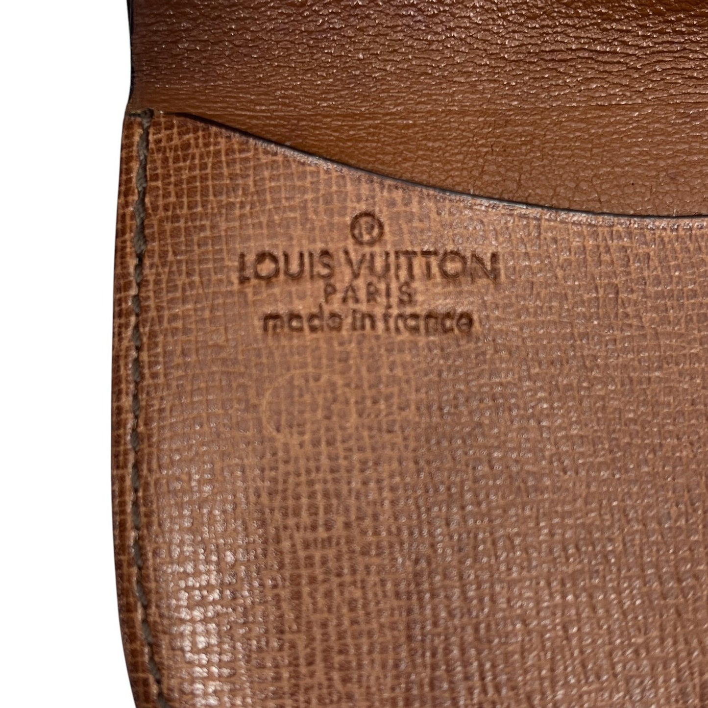 Louis Vuitton Monogram Porte-Monnaie Gousset Coin Purse Brown