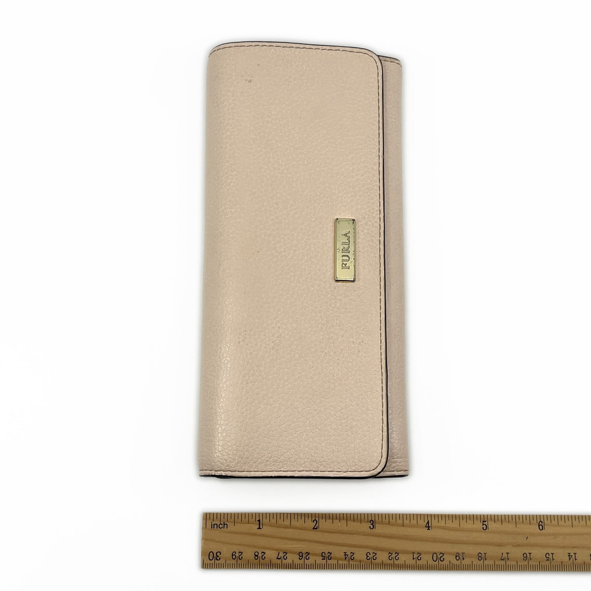 Furla Ritzy Light Pink Leather Continental Wallet Flap Long Purse