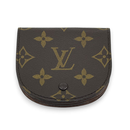 Louis Vuitton Monogram Porte-Monnaie Gousset Coin Purse Brown