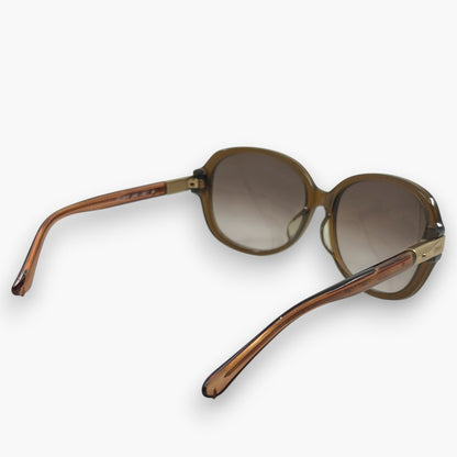 Chloe Sunglasses CL2218 C02 Brown Made in France W/ Full Box Set Card