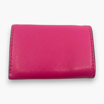 Marc Jacobs Wallet M0013597 Pink Yellow Leather Trifold
