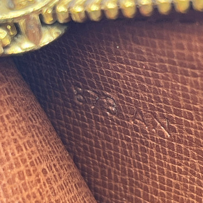 Louis Vuitton Monogram Pochette Cles Vintage Coin Pouch with Large LV Logo