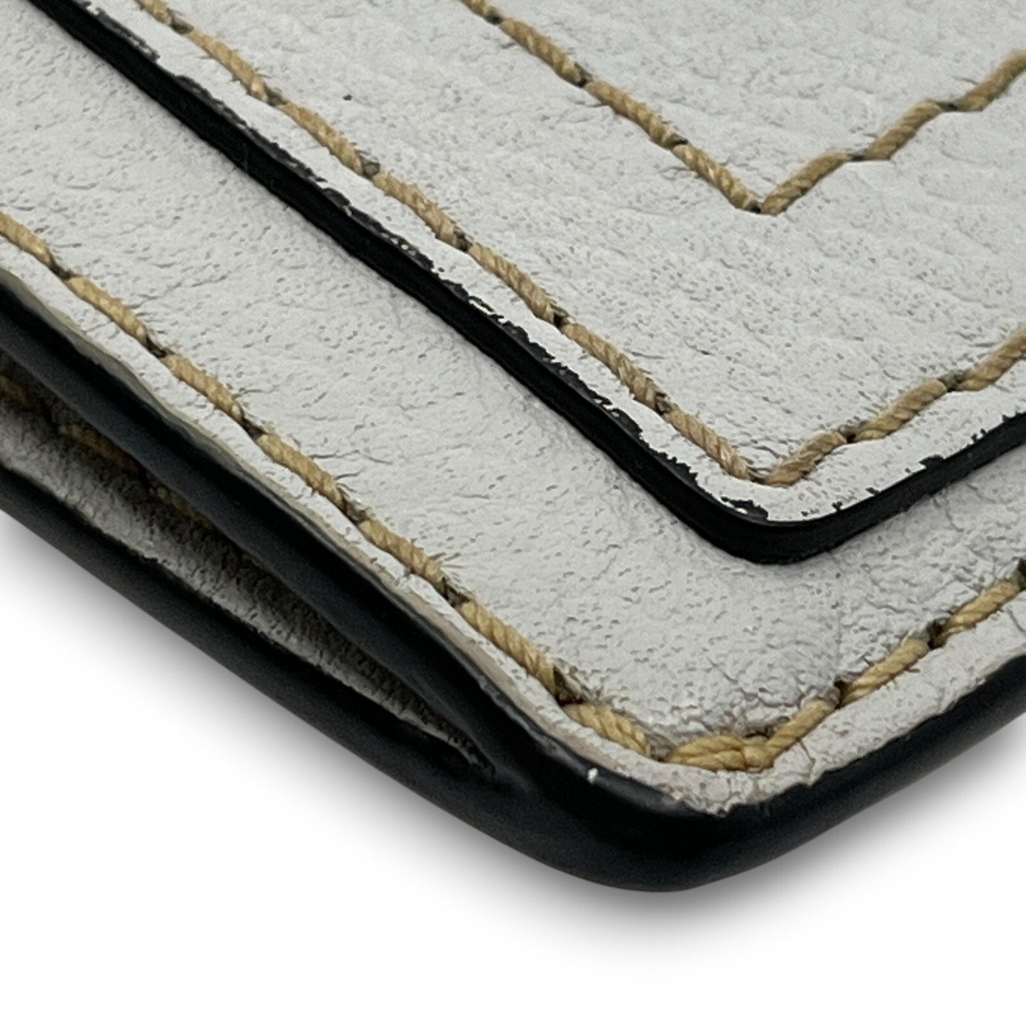 Marc Jacobes Leather Top Zip Coin Purse and Card Case in Gray