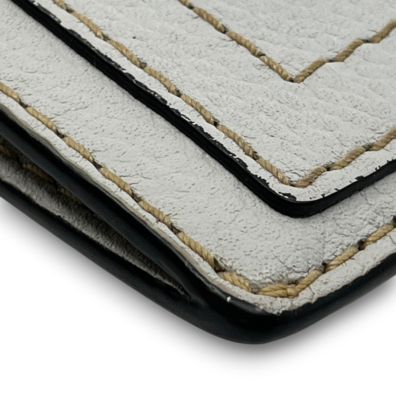 Marc Jacobes Leather Top Zip Coin Purse and Card Case in Gray