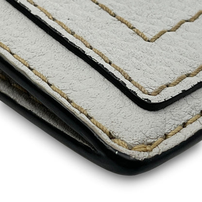 Marc Jacobes Leather Top Zip Coin Purse and Card Case in Gray