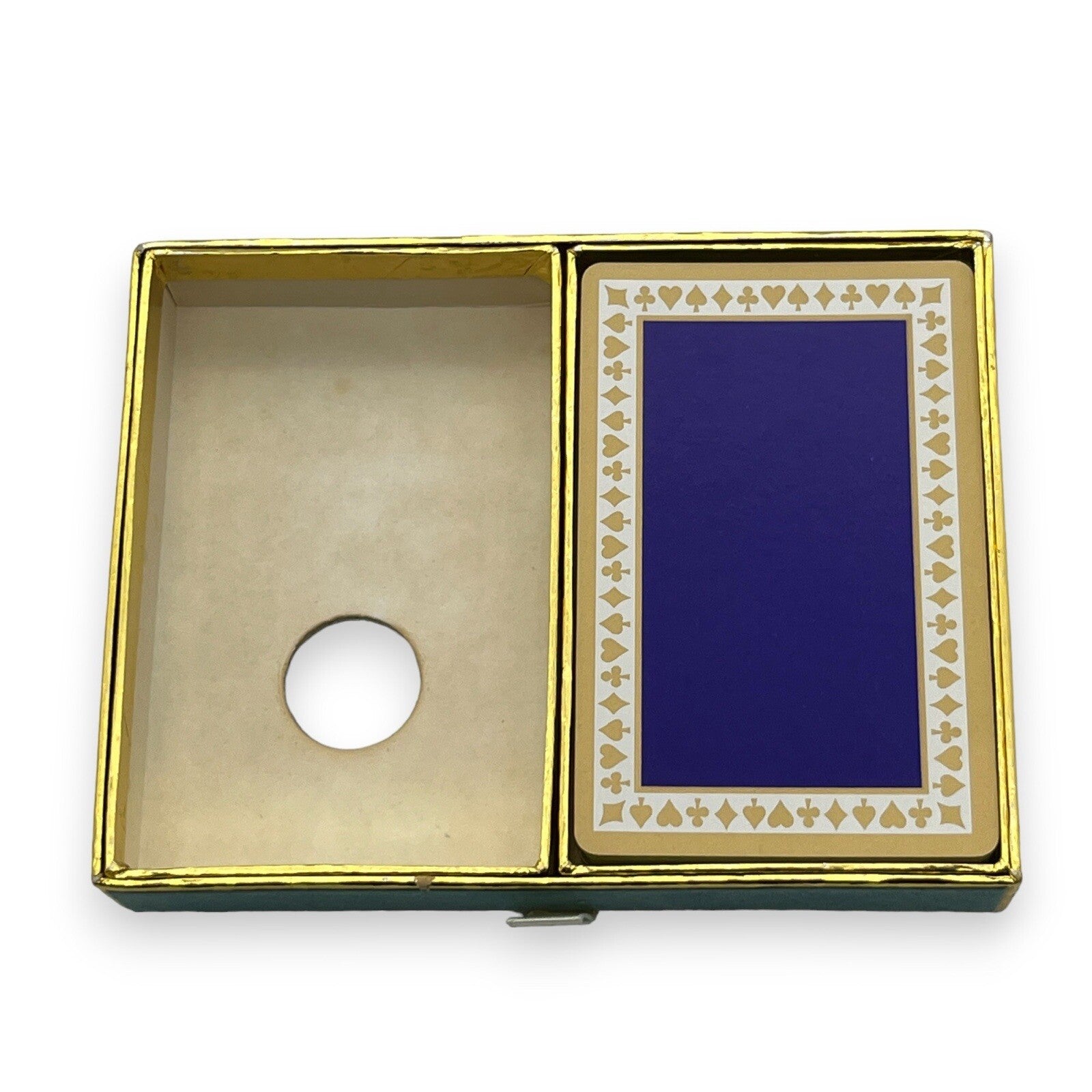 Tiffany & Co. Double Deck Playing Cards In Velvet Box Blue and Red