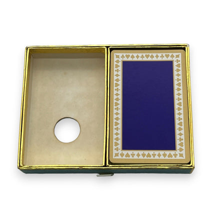 Tiffany & Co. Double Deck Playing Cards In Velvet Box Blue and Red